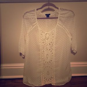 White long sleeve shirt